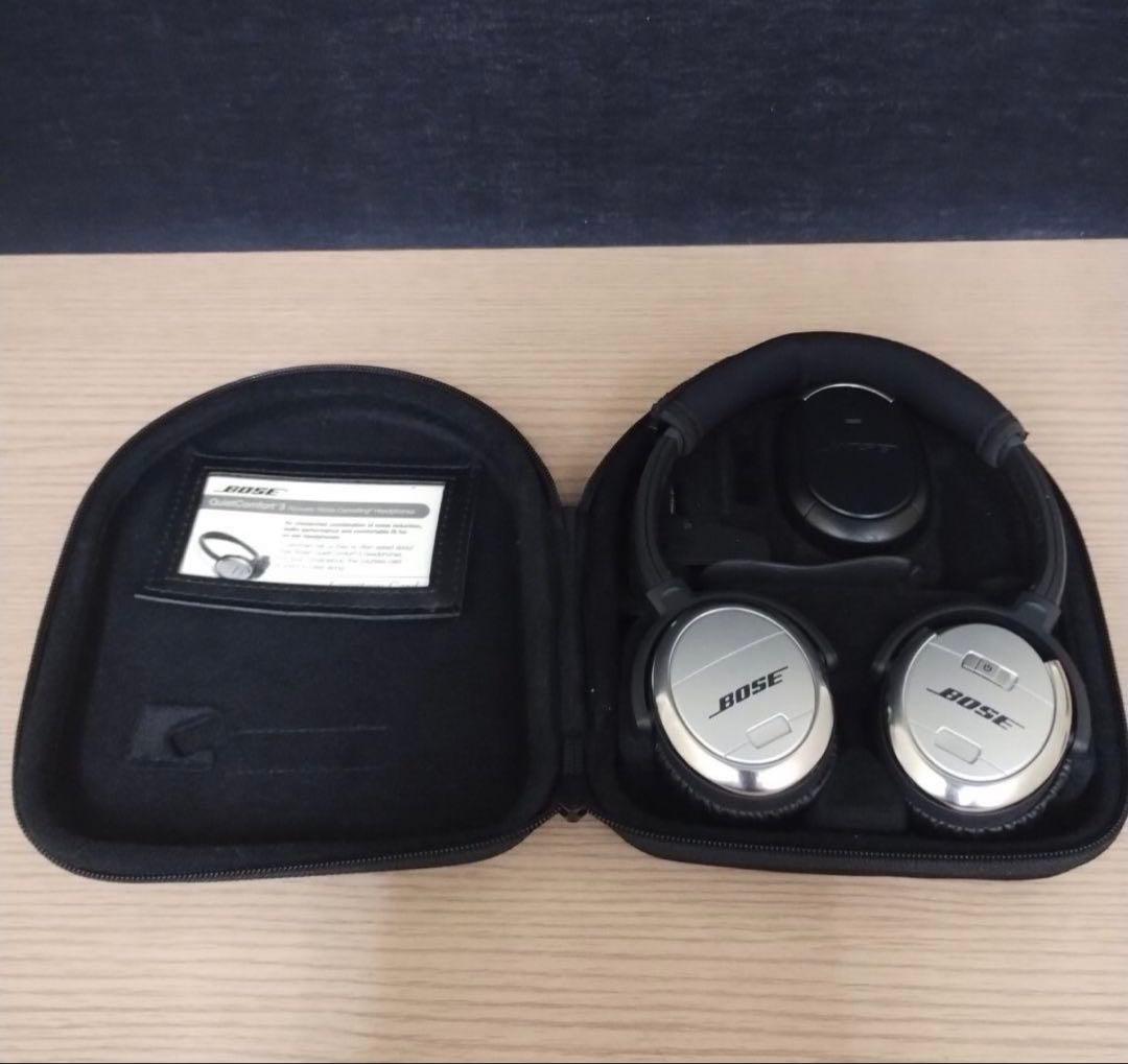 【交換バッテリー付】Bose QuietComfort 3 ヘッドフォン