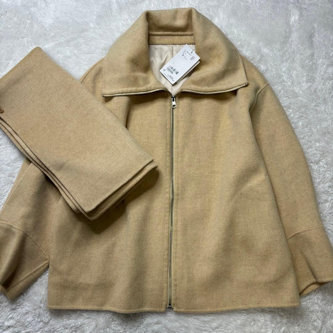 【新品未使用】Adam et Rope 24AW パフスリーブリバーコート