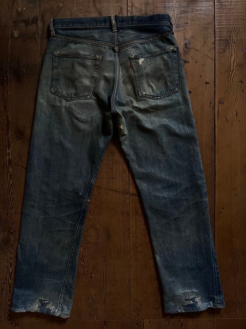 ハ*ダ様 60s levi's 501 BIGE ビッグE 鬼ヒゲ　ハチノス 神