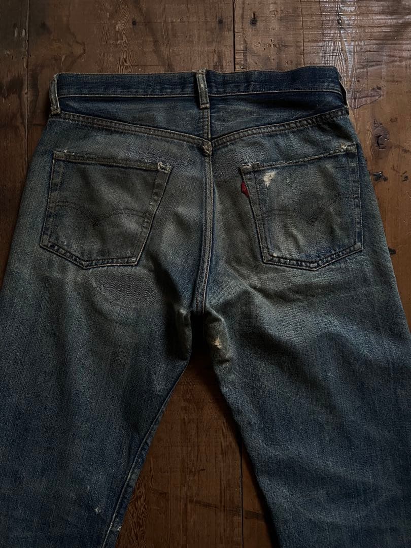 ハ*ダ様 60s levi's 501 BIGE ビッグE 鬼ヒゲ　ハチノス 神