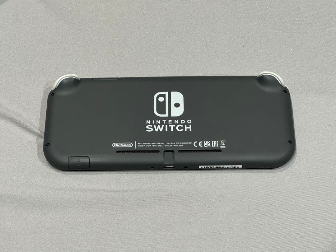 Nintendo Switch Lite グレー 本体美品　ケース＆ソフト付き