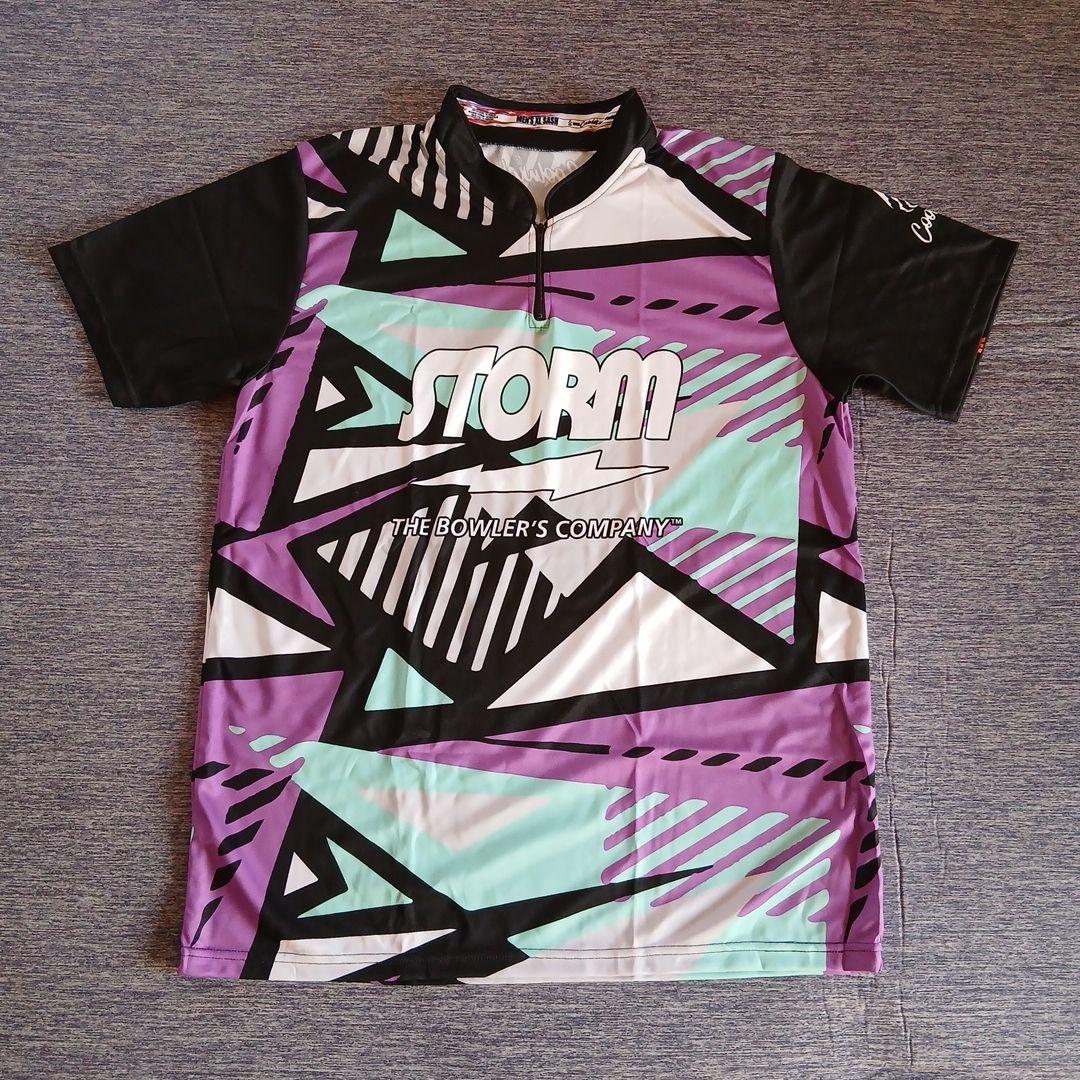 ✨新品✨ボウリングウェア　【2XL】　ストーム　パープル　USA製　大きめ