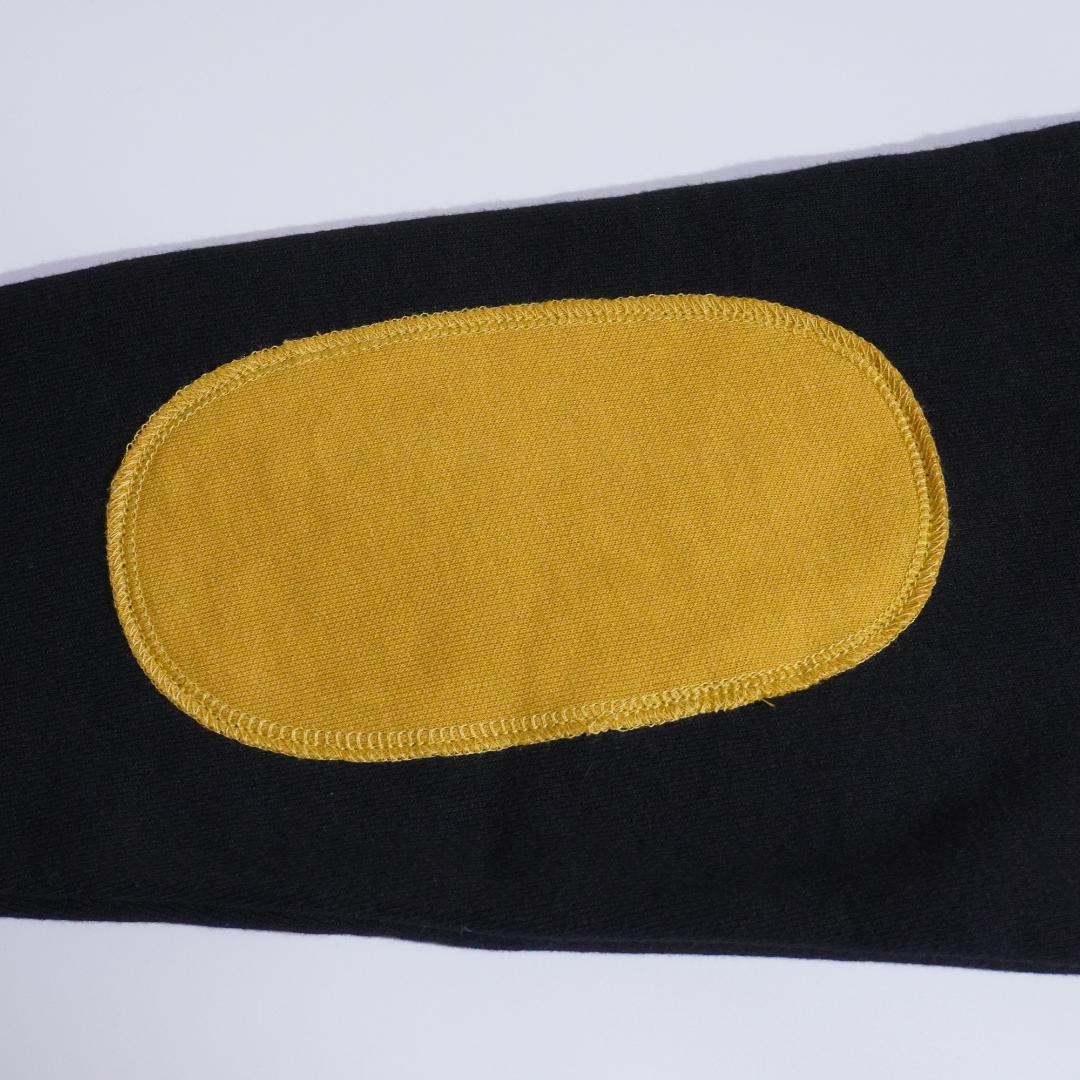 新品 ツートン リメイク スウェット トレーナー イエロー スニーカー 黒　黄色