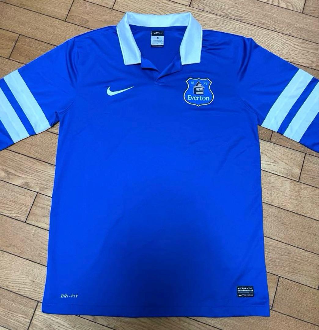 エヴァートン ナイキ 長袖 ゲームシャツ ユニフォーム イングランド サッカー