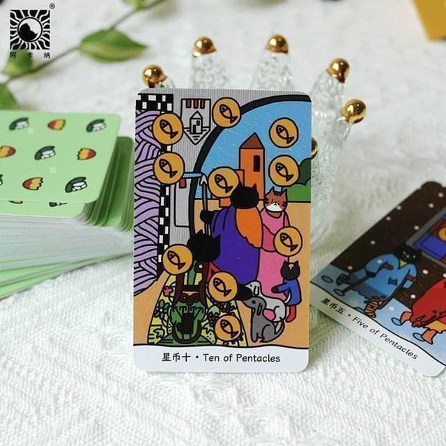 猫好きさん必見✨希少レアな海外デッキ✨可愛いネコたちのミャオタロットカード