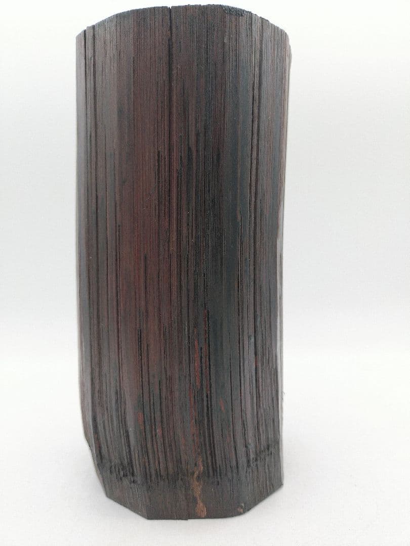 c991 竹 花入 手付 大 アジロ 唐物 写 茶道具 古物