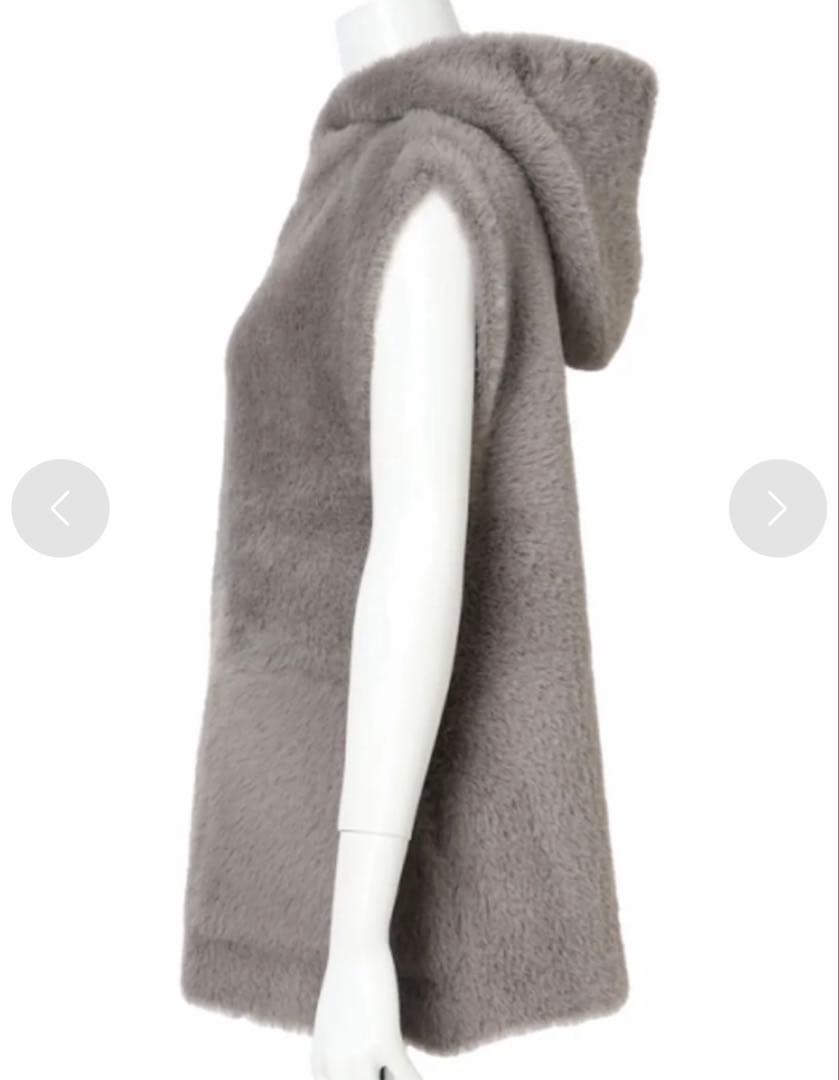 CADUNE カデュネ フェザー接結ベスト　グレー