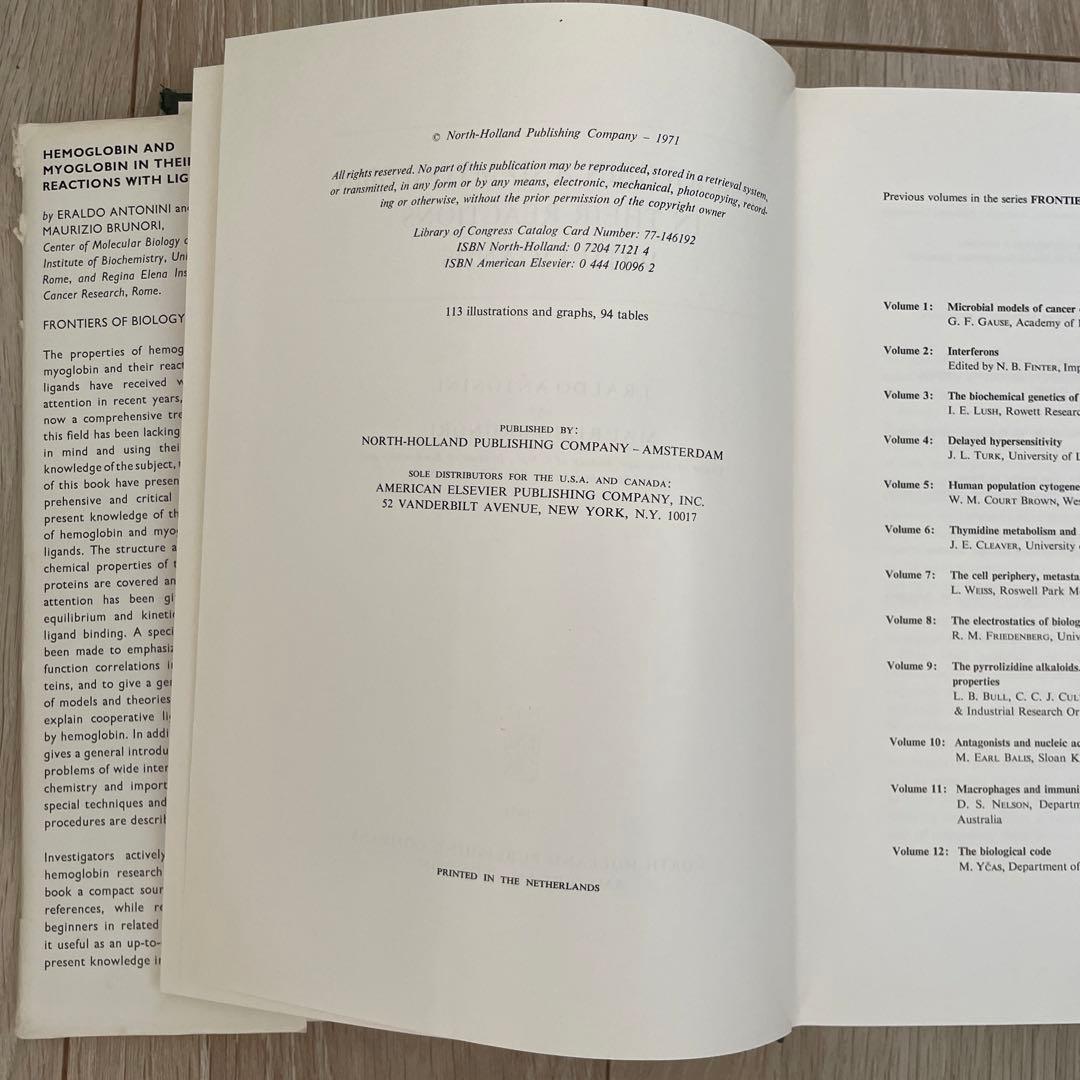 Hemoglobin and myoglobin in their （以下本文）