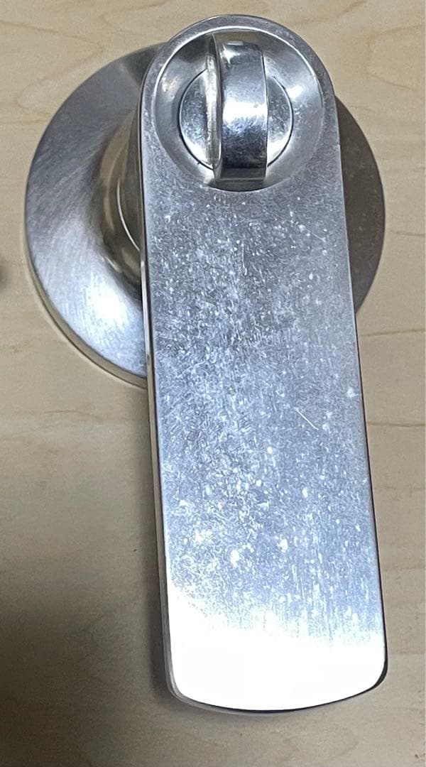 【未使用】シリンダー錠、錠前、鍵セット(SHOW ID) レバー錠タイプ