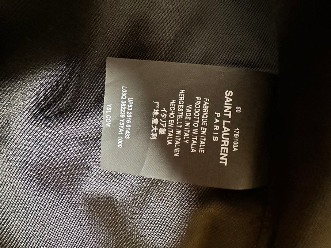 オ*ス様 SAINT LAURENT PARIS 【サイズ50】