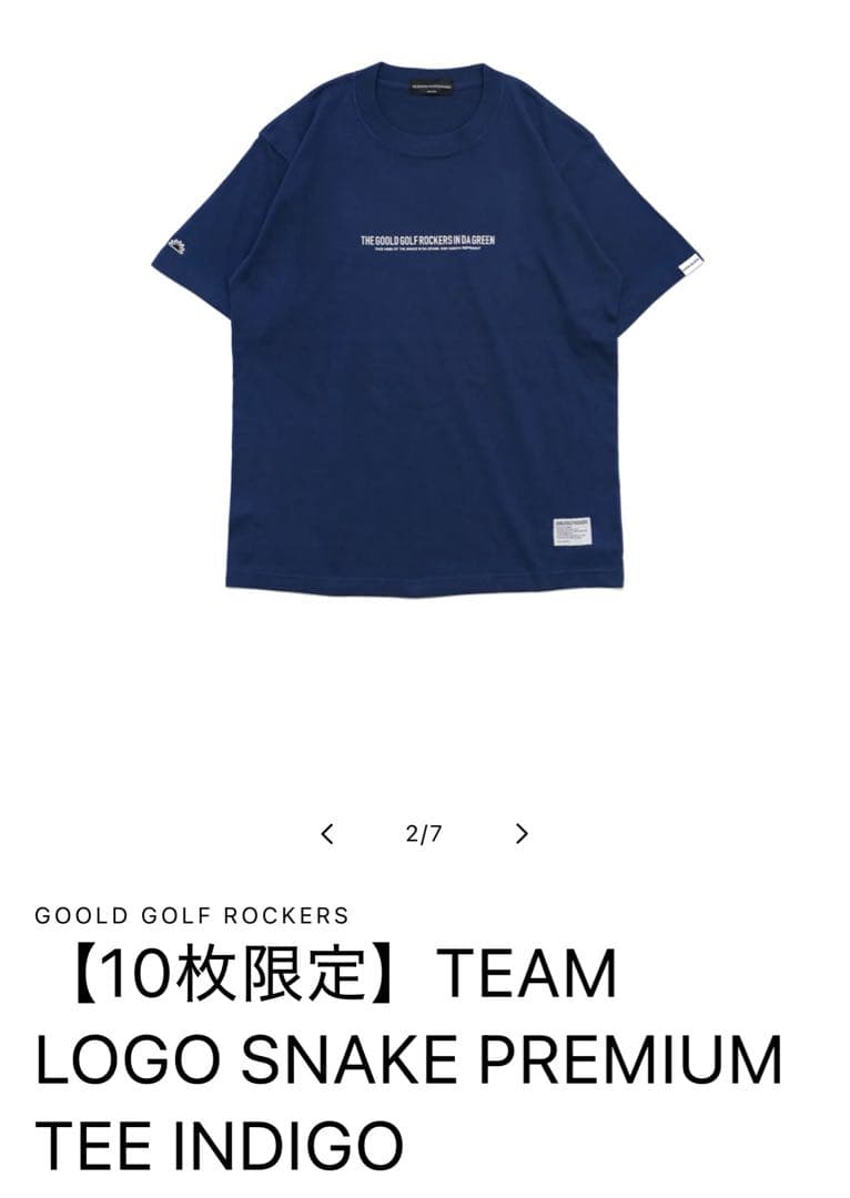 メンズウェア GOOLD GOLF ROCKERS TEAM LOGO SNAKE TEE