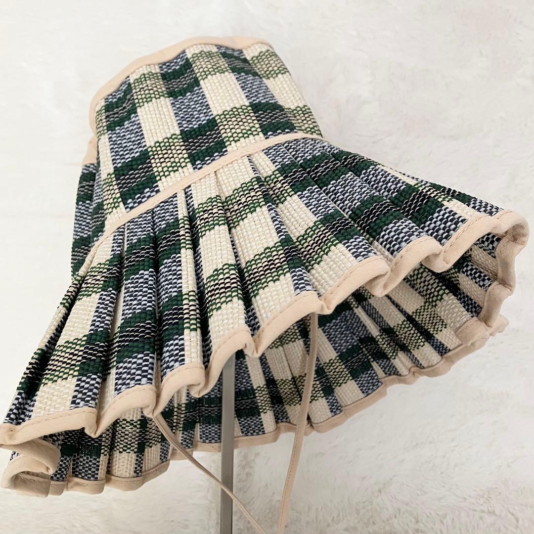 【美品】LORNA MURRAY ローナマーレイ　麦わら帽子　ハンドメイド　L
