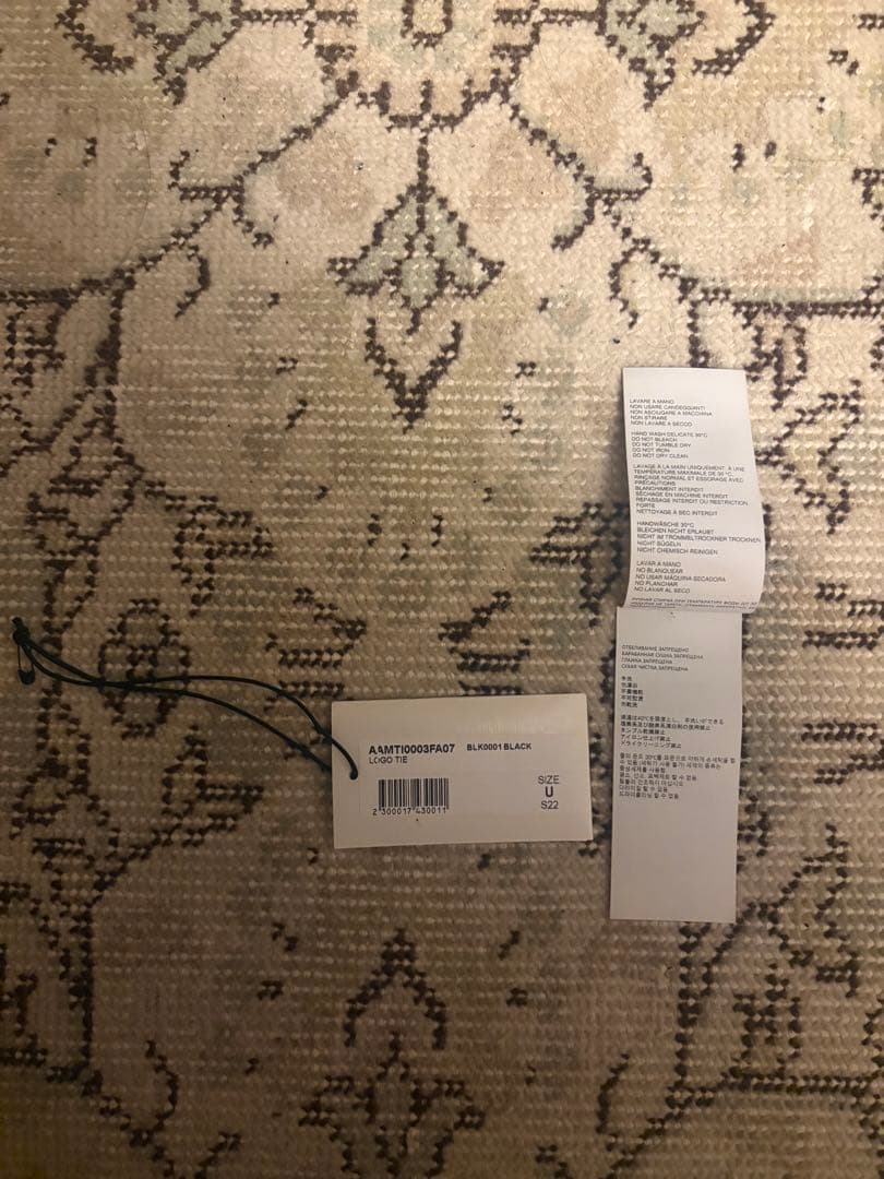 1017 ALYX 9SMレザーネクタイ