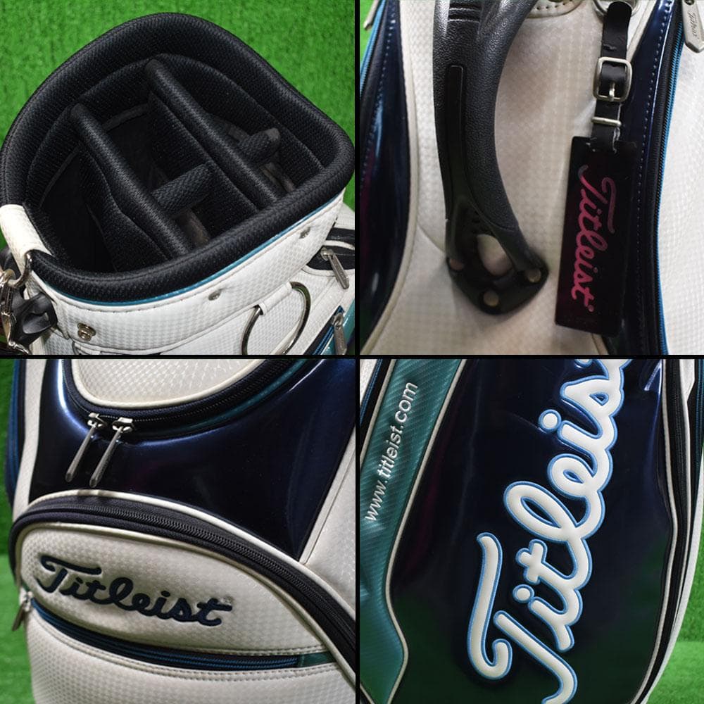 Titleist/タイトリスト キャディバッグ9.5型【ホワイト】美品！