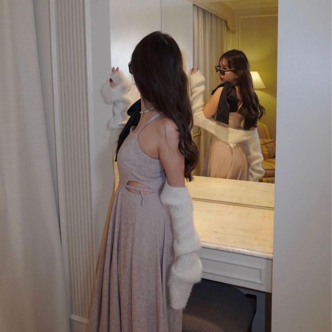 アメルジュ amerge ribbon JQ side cut onepiece