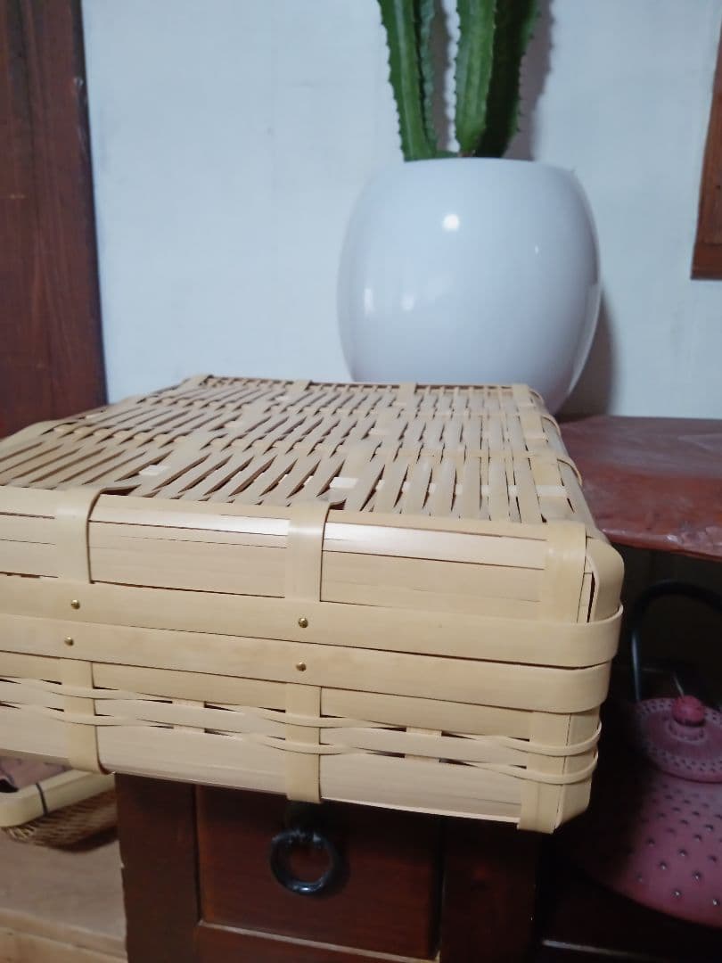 竹製バスケット B5 収納可