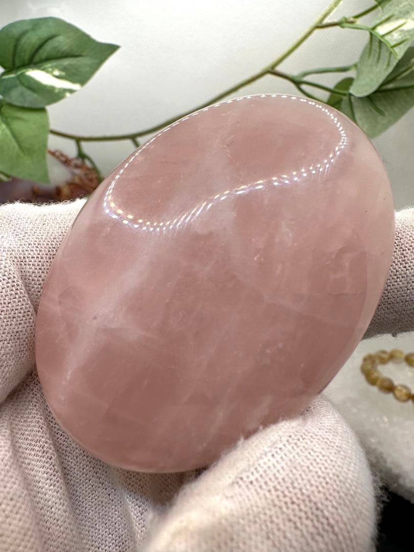 ローズクォーツパームNo.532ぷっくり♡♡