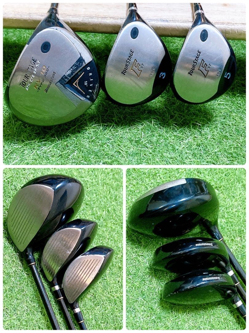 S3.ツアーステージ　初心者オススメ　ゴルフクラブ　メンズセット　14本　右利き