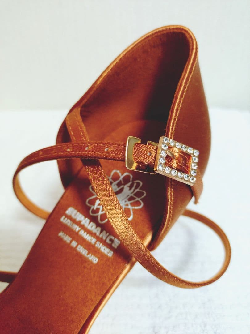 スーパーダンス 1403ワイドサテンラテンシューズ 格安新品美品