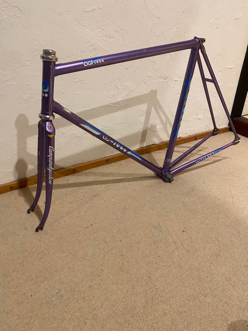 njsピスト 700c M-IDEAパープルラメ クリンチャー ブローチャーズ