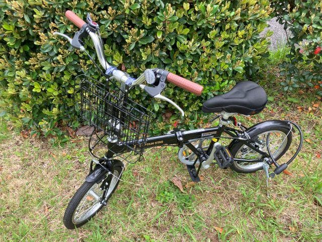 新品同様 CAPTAIN STAG　折りたたみ16インチ 外装6段 付属品あり