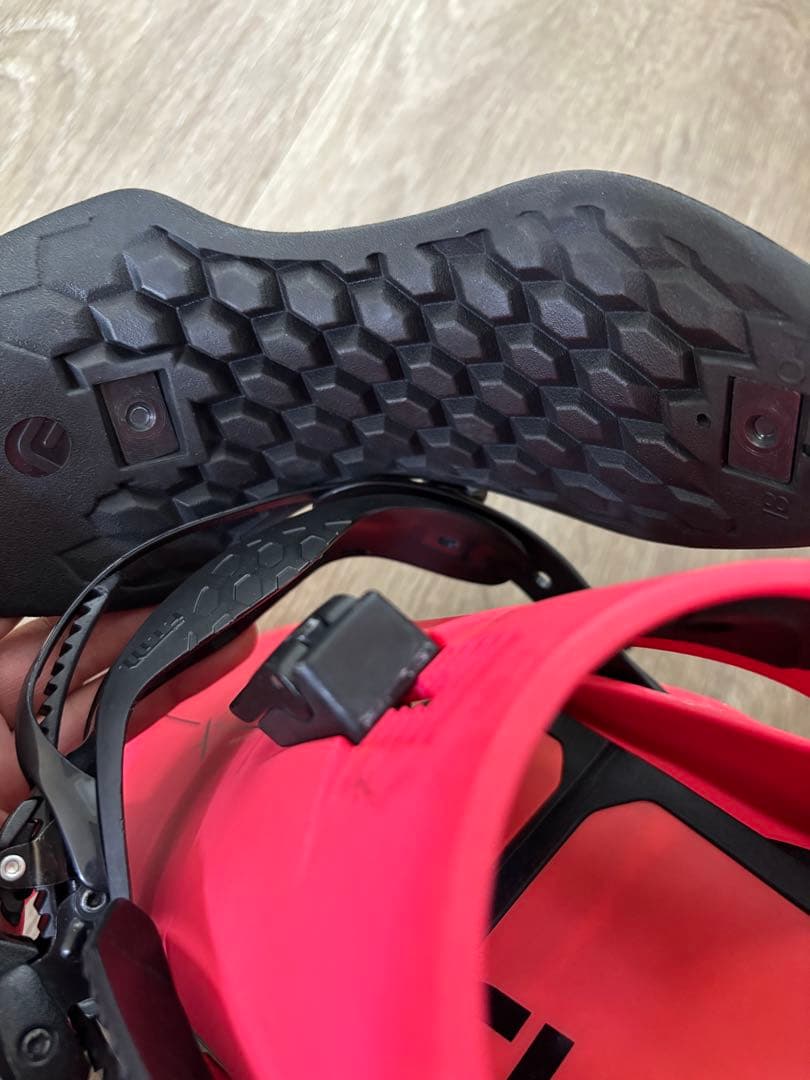 FLUX XF ビンディング Mサイズ ネオンレッド スノーボード フラックス