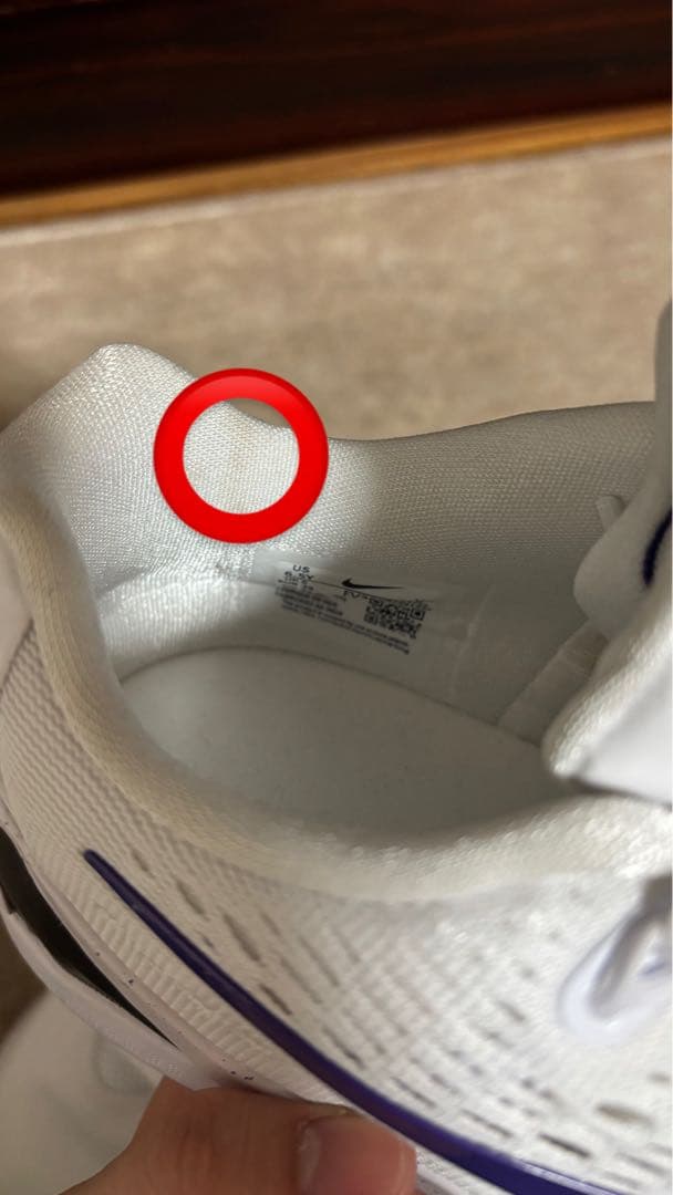 Nike バスケットボールシューズ ホワイト/パープル