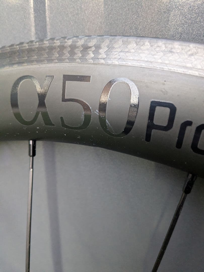 ICAN α50pro カーボンホイール　前輪のみ