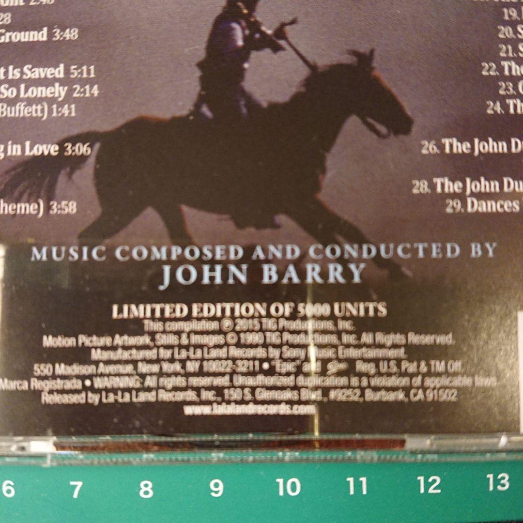 映画「ダンス・ウィズ・ウルブズ」25周年記念サウンドトラック(輸入)