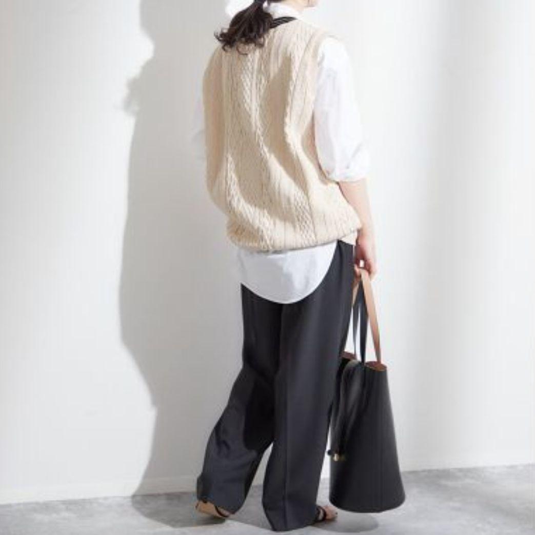 ジャーナルスタンダードレサージュ　2025SS別注　　ジャガードベスト　日本製