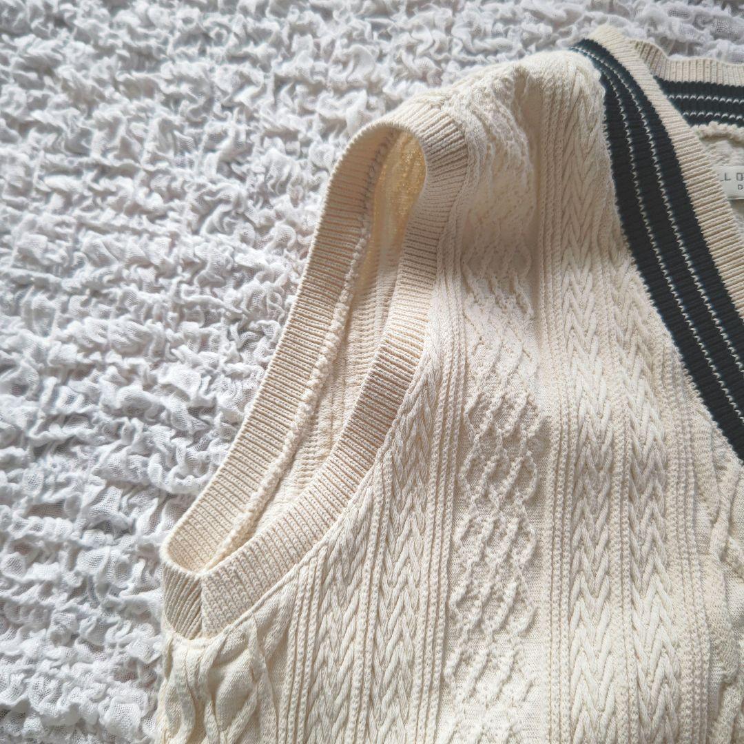 ジャーナルスタンダードレサージュ　2025SS別注　　ジャガードベスト　日本製