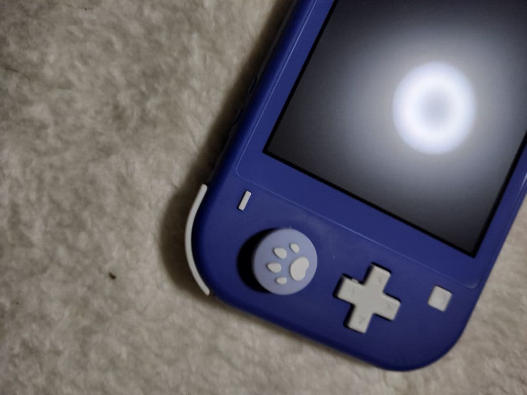 動作品Nintendo Switch Lite本体ブルー 肉球スティック