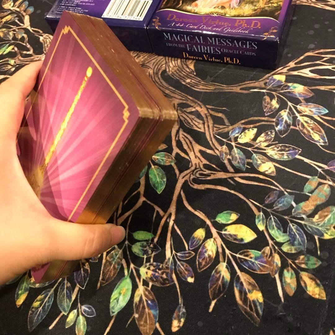 ☘️美品　絶版　希少　日本語版 金縁 マジカル フェアリー オラクルカード