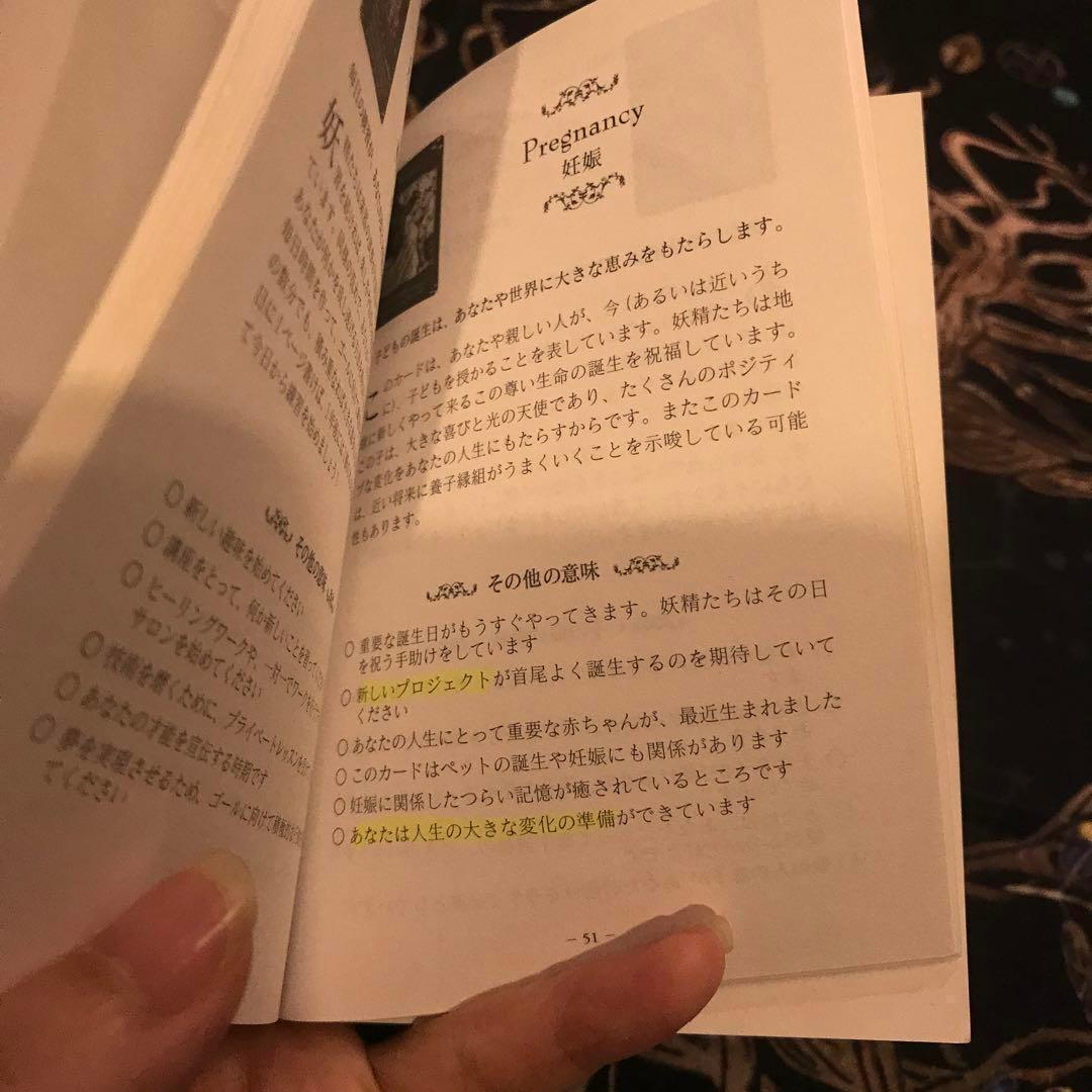 ☘️美品　絶版　希少　日本語版 金縁 マジカル フェアリー オラクルカード