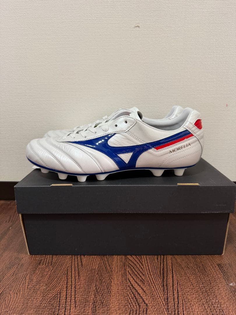 ミズノ　モレリア2JAPAN 26.5cm ホワイト/ブルー