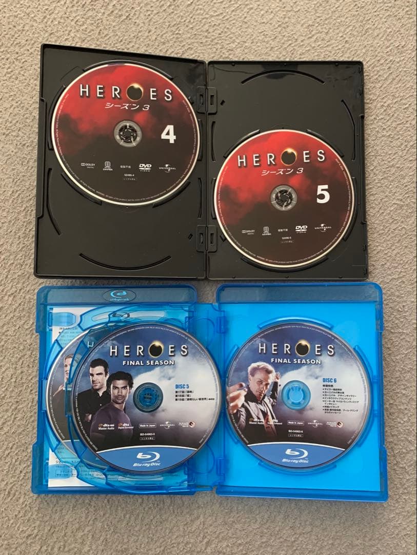 HEROS/ヒーローズ　DVD セット