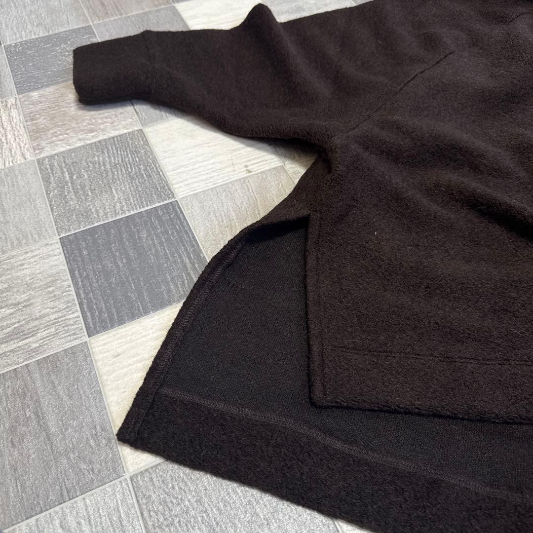 新品、未使用！MaMade ダークブラウン フード付きパーカー フリーサイズ