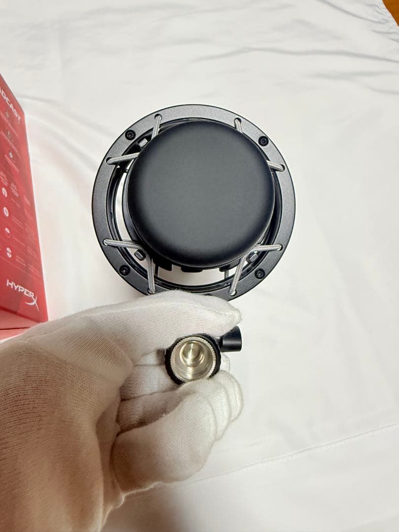 HyperX QuadCast S スタンドアロンマイク.アームセット