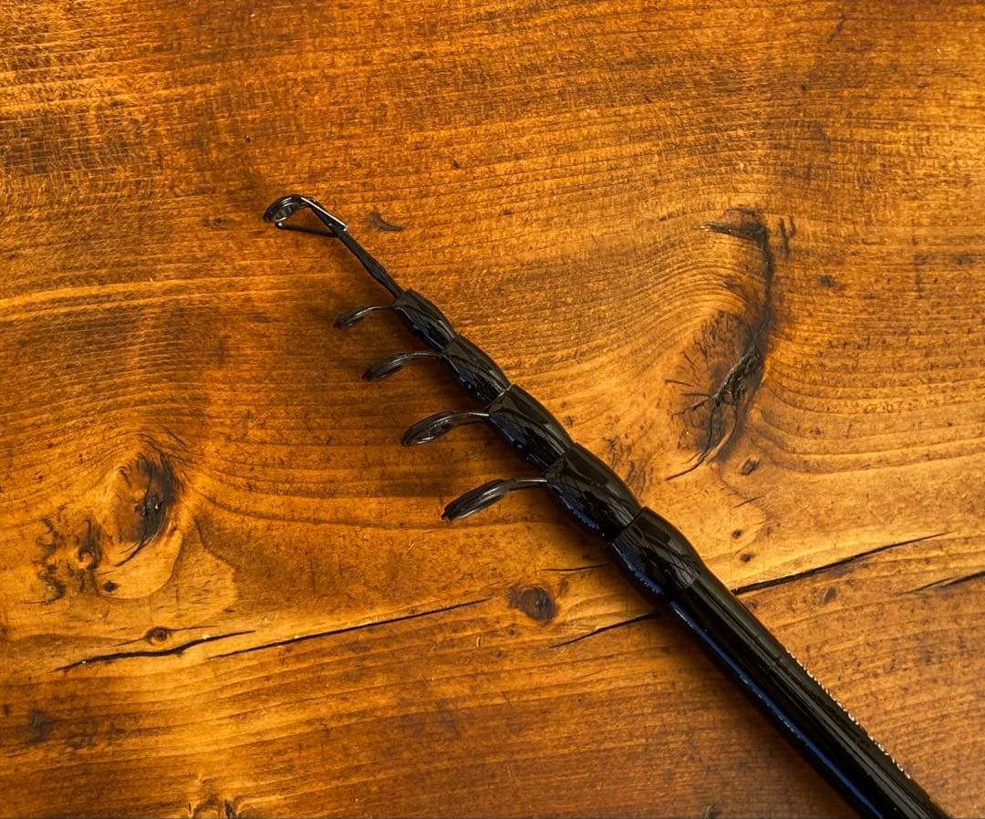 新品未使用　釣り竿セット　カーボンロッド　テレスコロッド　スピニング　バス釣り