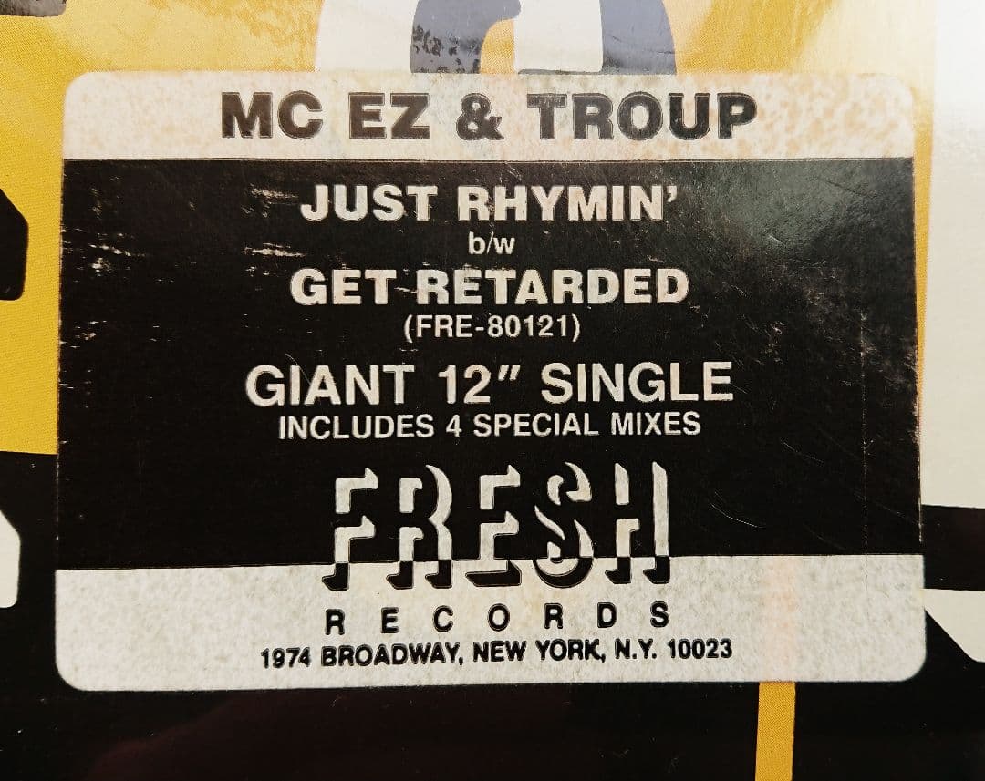 未開封 シールド MC EZ TROUP CRAIG MACK USオリジナル