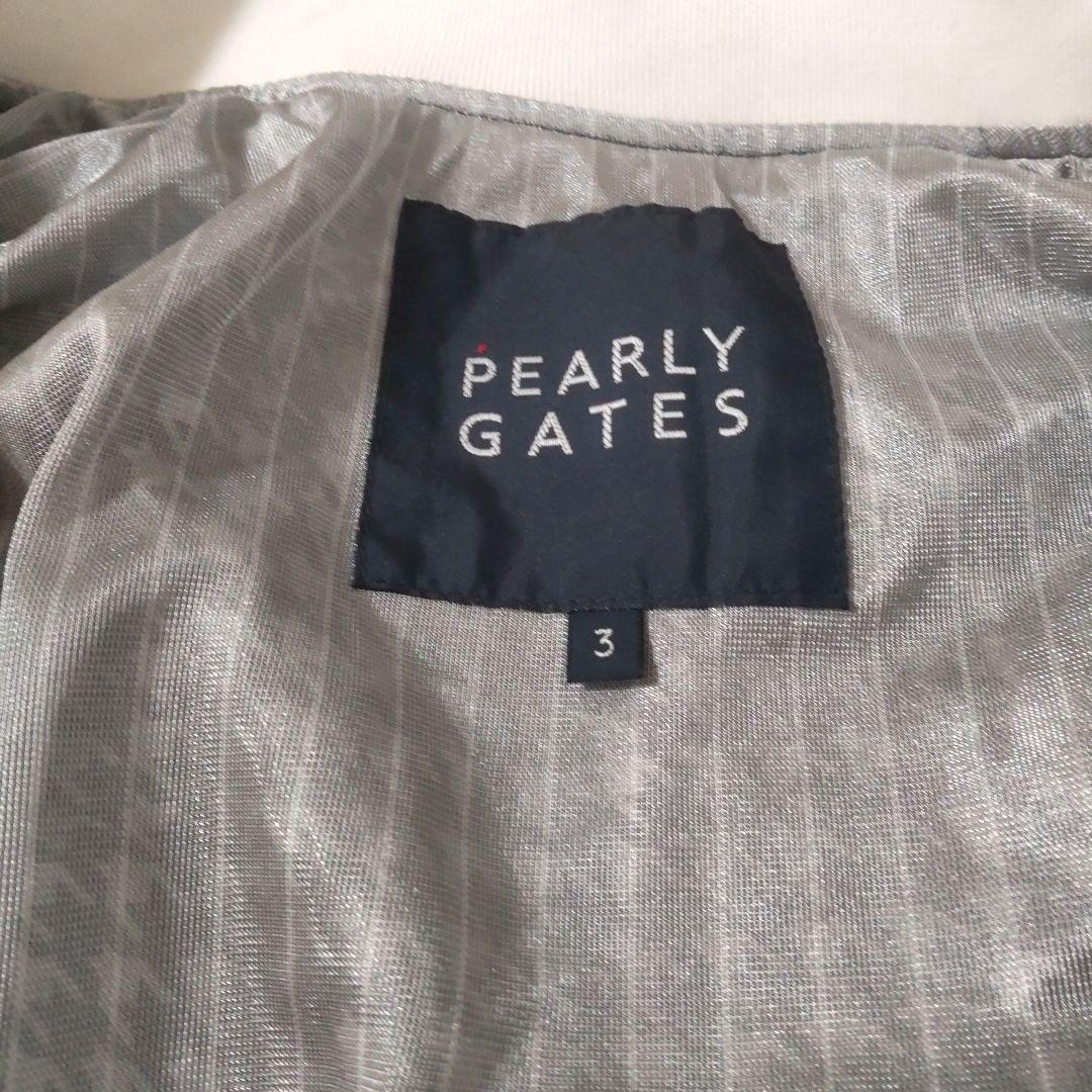 パーリーゲイツ 千鳥格子柄 蓄熱ジップジャケット ゴルフウェア