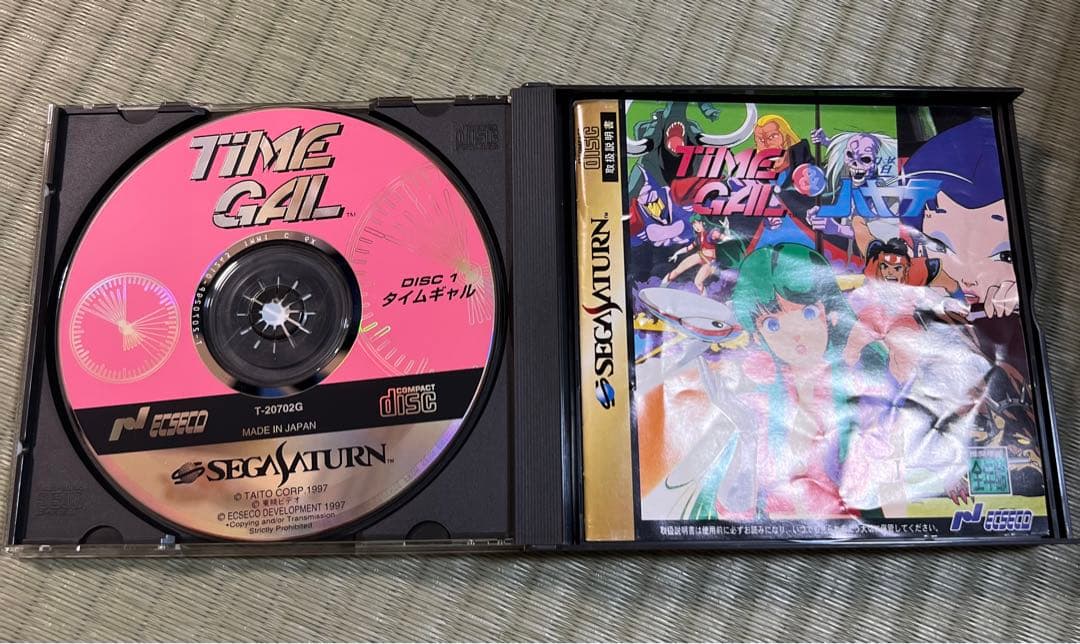 セガサターンソフト　タイムギャル&忍者ハヤテ