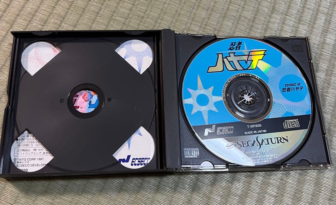 セガサターンソフト　タイムギャル&忍者ハヤテ