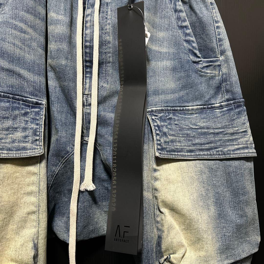 ブ*ス様 ARTEFACT デニム　サルエルパンツ　サイズ2