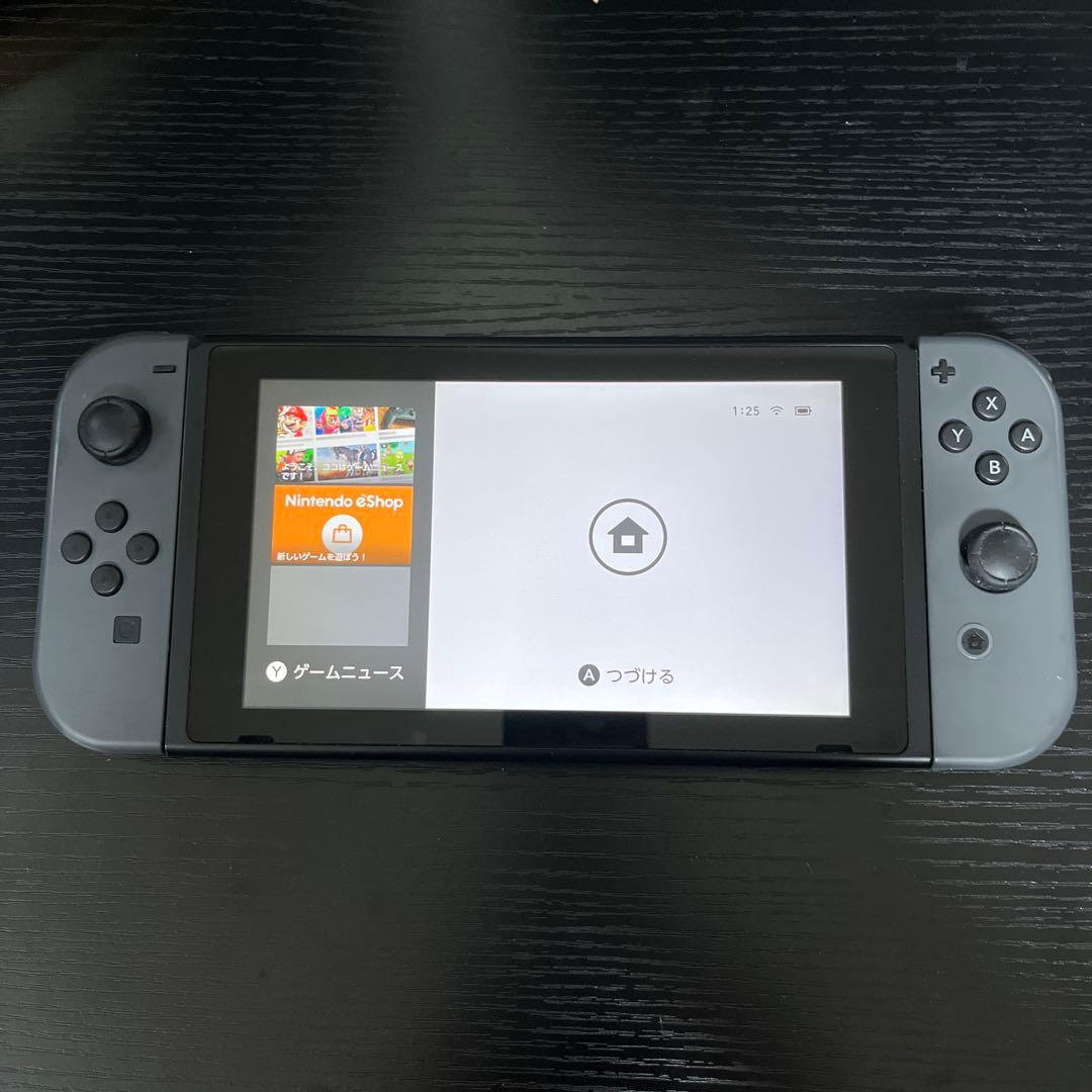 Nintendo Switch グレー本体 動作確認済み　その他周辺機器付き