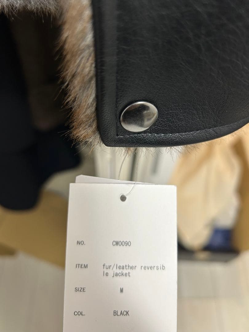 半額！Camphorwoodフェイクレザーファー2wayリバーシブルジャケット