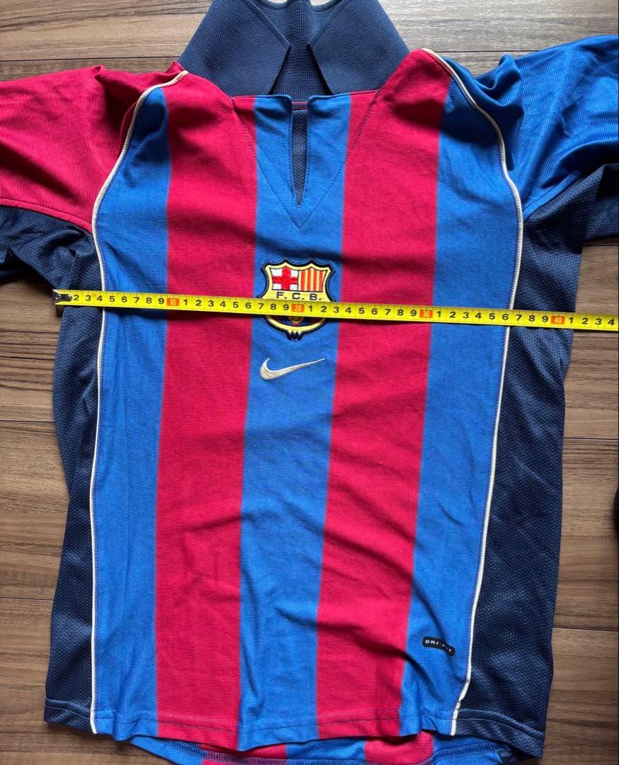 NIKE バルセロナユニフォーム　キッズ　襟付き　ヴィンテージ