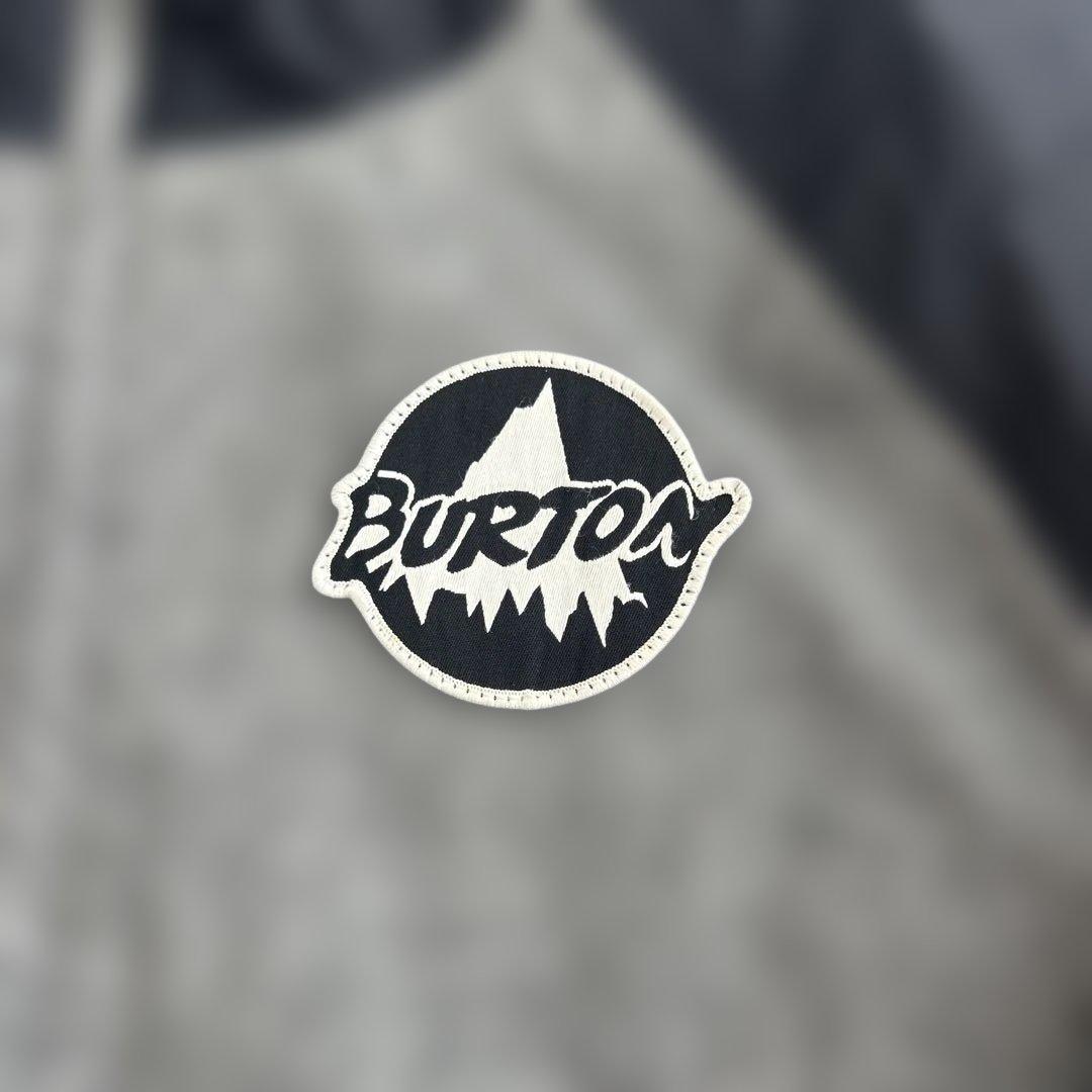 Burton フード付きジャケット グレー/ネイビー156センチから164