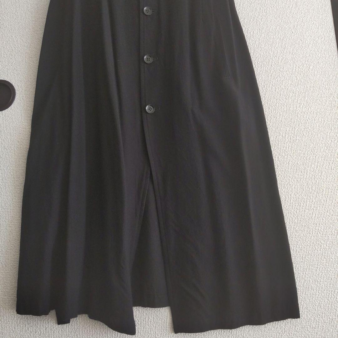 d*3様 ★ヨウジヤマモト ノアール★レーヨン ドレス ワンピース ジレ