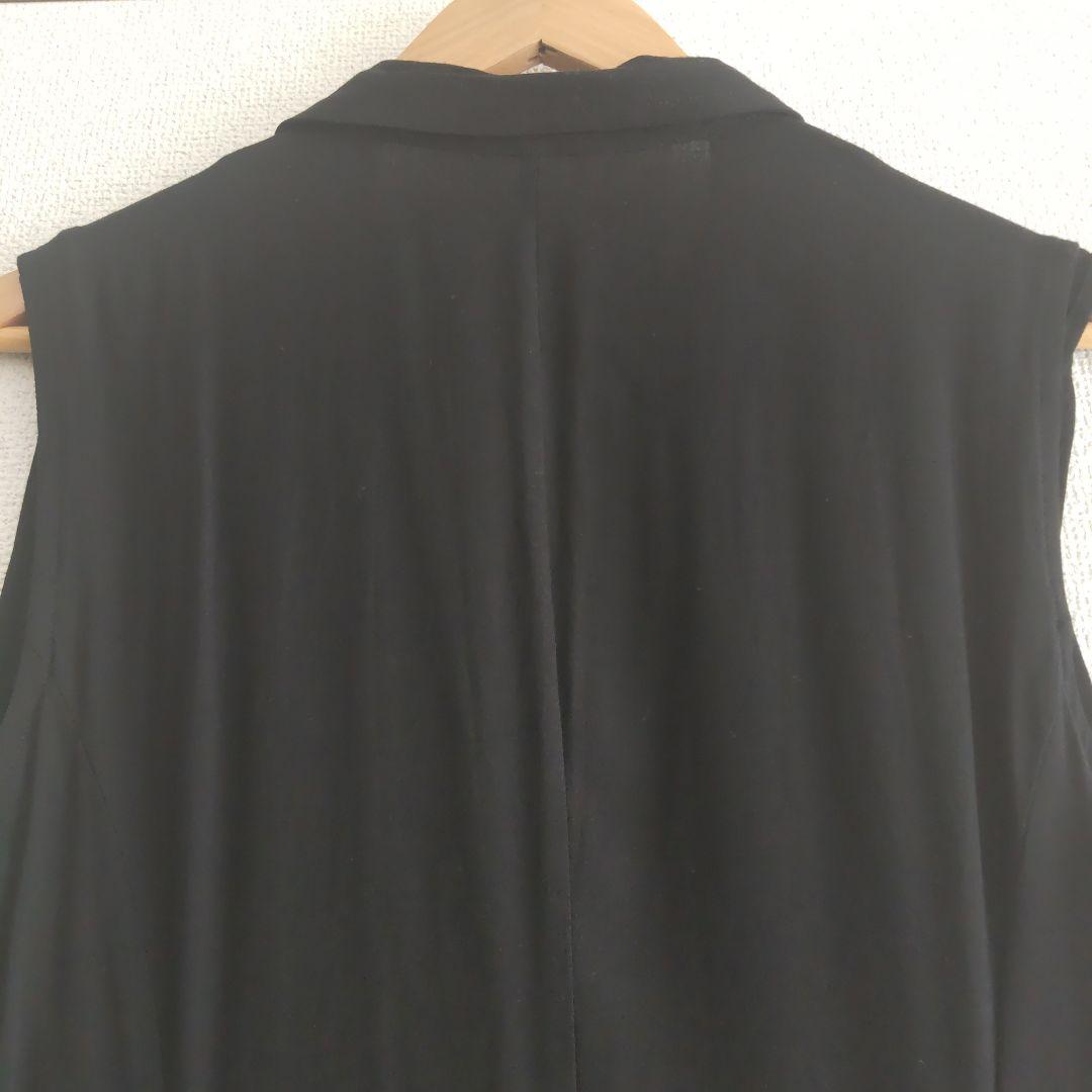 d*3様 ★ヨウジヤマモト ノアール★レーヨン ドレス ワンピース ジレ